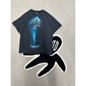 Blizzard World of Warcraft Lich King Frostmourne Graphic T Shirt Mens XL